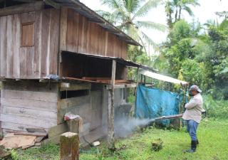 Continúa el trabajo preventivo contra la Malaria en Río Luis y Calovebora 