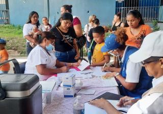 Inicia semana de vacunación de las Américas en San Miguelito