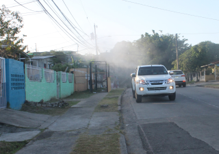 Regional de San Miguelito realiza nebulización