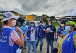 Realizan hisopados en Brisas del Golf
