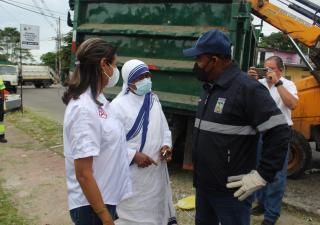 Autoridades en San Miguelito, realizaron operativo de limpieza