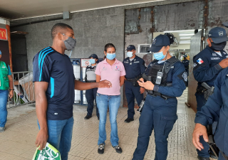 San Miguelito verifica medidas de bioseguridad en operativos