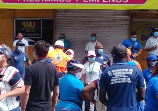 Autoridades de San Miguelito llevan docencia contra la COVID-19, en Omar Torrijos