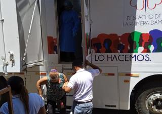 Salud sobre ruedas en Aguadulce y Olá