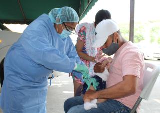 San Miguelito continua con vacuna express