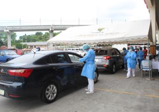 Vacunación auto express en San Miguelito