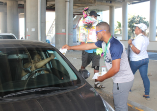 Regional de San Miguelito realiza volanteo.
