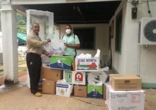 Centro de Salud de Taboga recibe donación