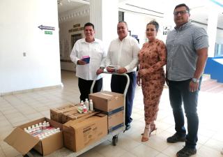 Región de Salud de Herrera, entrega donación de medicamentos a la enfermería del Colegio José Daniel Crespo