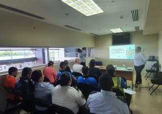 Se capacita personal del aeropuerto Enrique Maleck en Chiriquí