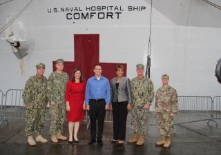 El USNS Comfort culmina jornada de salud humanitaria en Colón 