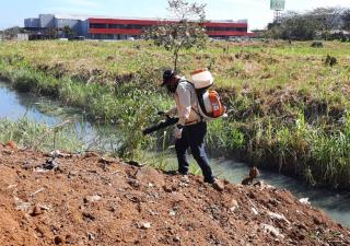 Operativos de fumigación contra el dengue en el distrito de Santiago 