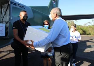 Veraguas recibe nuevas dosis de vacunas