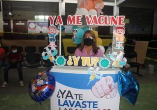 Espacios amigables en los centros de vacunación pediátrica 