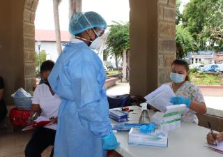 Búsqueda activa con hisopados en Veraguas