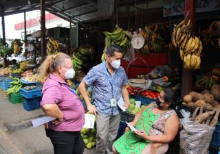 Llevando el mensaje de prevención a la población veraguense