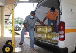 Redistribución de insumos desde Veraguas