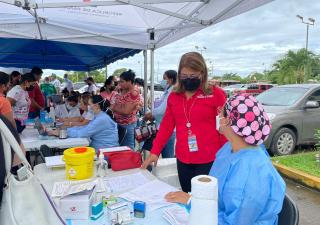 Minsa en Veraguas participó en Gira del Despacho de la Primera Dama