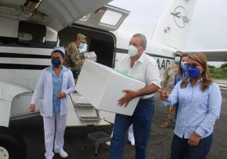 Veraguas recibe nuevas dosis de la vacuna Pfizer 