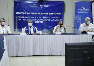 Presidente de la Republica, Ministro de Salud y viceministro de Seguridad verifican trazabilidad en Veraguas