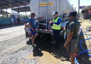 Minsa verifica carros cisternas en Veraguas 