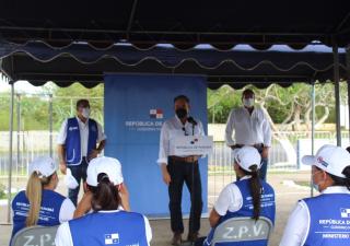 Presidente de la Republica visitó Veraguas, mientras se continua con la trazabilidad