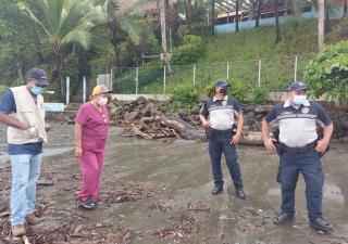 Verifican playas en Soná y Mariato en Veraguas