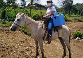 Equipo de enfermería se desplaza por Veraguas