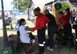 Puesto de atención de urgencias del Minsa en parque de Atalaya