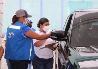 Aplicación de segundas dosis de AstraZeneca