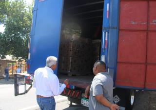 Verifican transporte de alimentos que ingresan al distrito de Atalaya