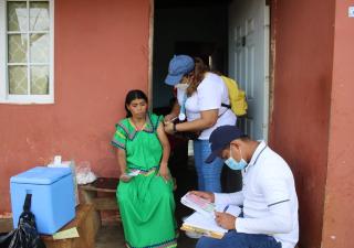 Exitosa jornada de vacunación de las Américas en Veraguas 