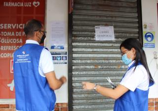 Se realiza cierre temporal de farmacia en Veraguas