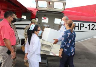 Veraguas recibe dosis de vacunas