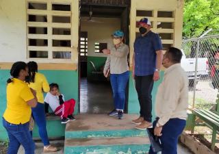 Recorrido en el Puesto de Salud de San José de San Francisco 