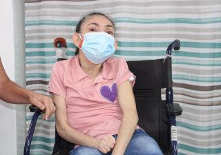 Vacunas llegan a discapacitados en Veraguas