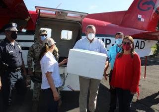 Veraguas recibe viales de vacunas contra COVID