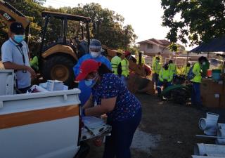Continúan barridos epidemiológicos en empresas de la construcción