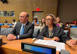 Viceministra de Salud expone ante las Naciones Unidas acciones para atender y prevenir el embarazo en adolescentes afro-panameñas  