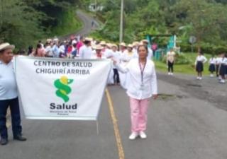 Conmemoran Día de la Hipertensión Arterial en el centro de Salud de Las Tablas