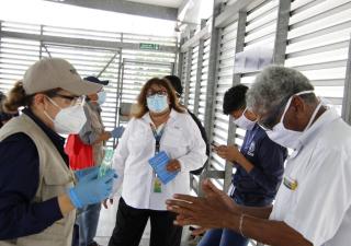MINSA realizó entrega de mascarillas en Río Abajo