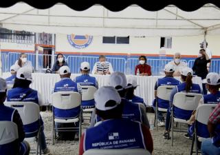 Presidente de la República se reunió con el Equipo Unificado de Trazabilidad  (EUT) de Panamá Oeste y se reclutó  20 nuevos promotores 