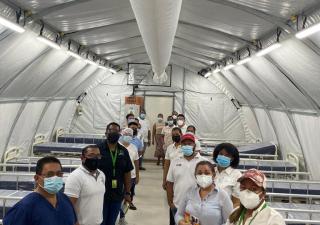 Hospital campaña ubicado en Darién se prepara para recibir pacientes 