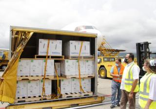 Panamá recibe trigésimo sexto lote de vacunas Pfizer