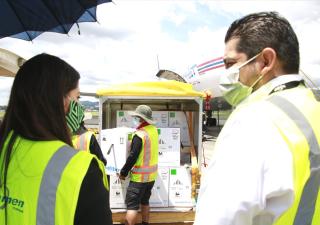  Panamá recibe 39° lote de vacunas de la casa farmacéutica Pfizer     