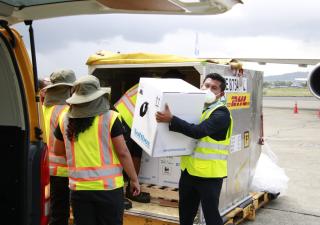 Panamá recibe cuadragésimo lote de vacunas de Pfizer para seguir con Operación PanavaC-19 