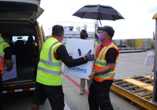 Panamá recibe cuadragésimo sexto embarque de vacunas Pfizer