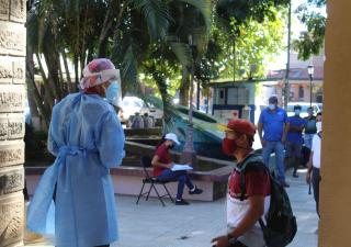 Punto fijo para hisopado en santiago de Veraguas 