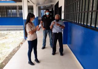 Minsa inspecciona escuelas en Los Santos