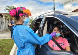 Más de 100 Pruebas de Hisopados Realizó la Región de Salud de San Miguelito